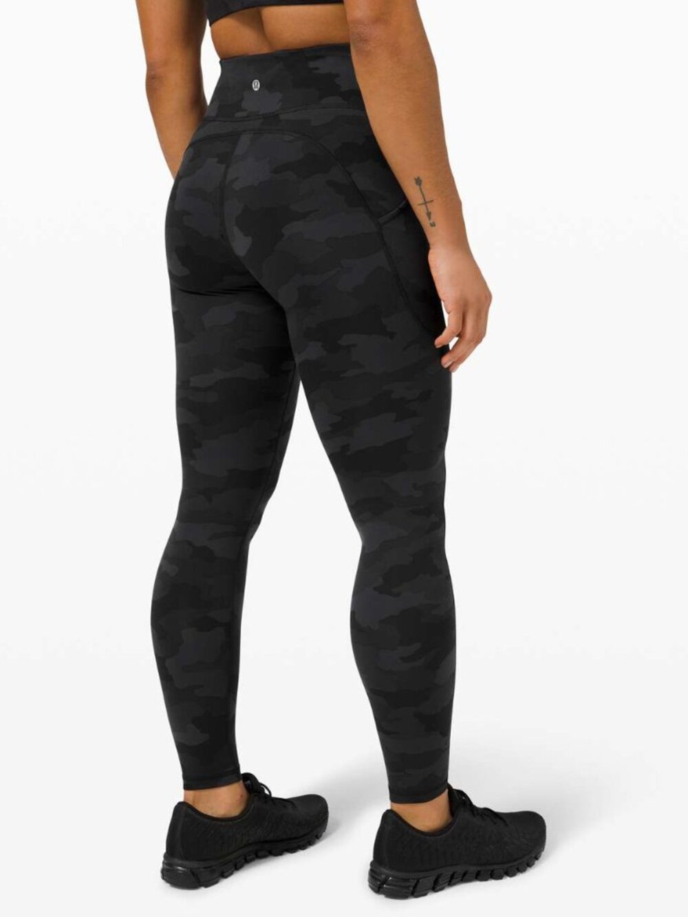 Lululemon Invigorate High-Rise Tight 28" Heritage 365 Camo Deep Coal Multi